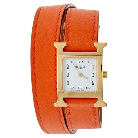 bracelet montre hermes femme cuir|bracelet hermes exposition universelle.